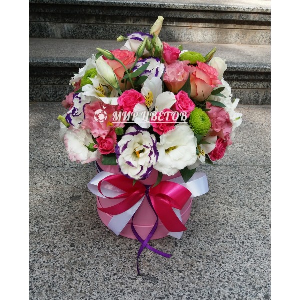 Шляпная коробка с цветами, Flowerbox