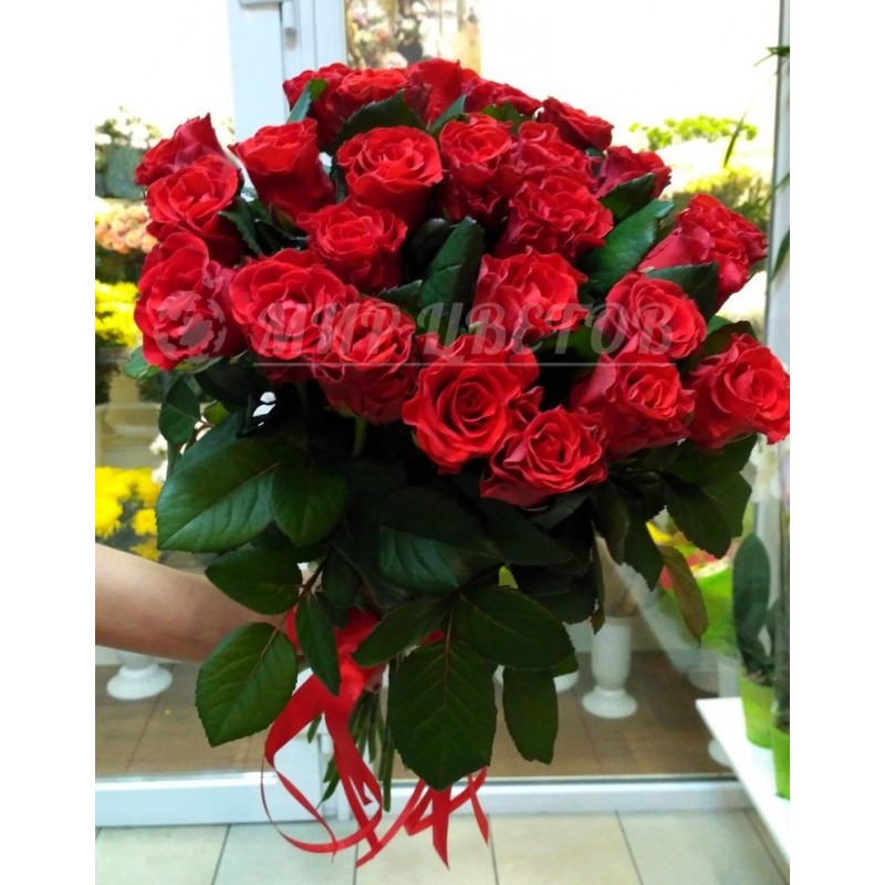 Букет 25 красных роз Эльторо